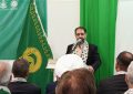 اهتزار بیرق علوی در گلزار شهدای علی بن جعفر قم
