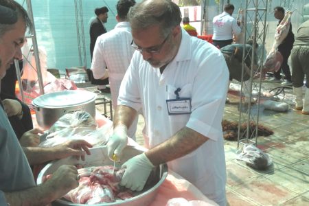 نظارت بهداشتی و شـرعی بر روی ۲۲۰۸ عدد لاشه استحصالی از ذبـح دام در روز عیـد سعیـد قــربان