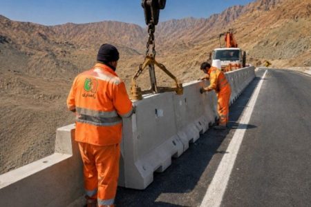 طرح ایمن سازی 9 دهانه پل در آزاد راه قم – تهران