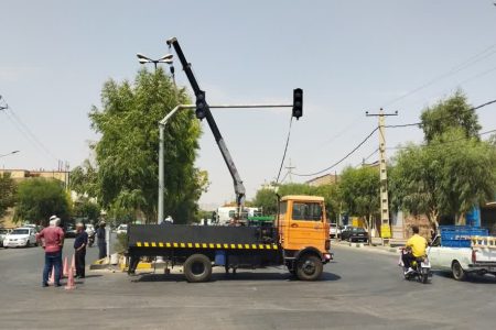 راه‌اندازی تقاطع جدید بلوار معصومیه و خیابان آیت‌الله رازینی