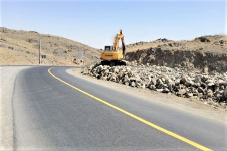 طرح رفع نقطه مستعد حادثه قوس و اصلاح ورودی روستای ابرجس‌ شهرستان کهک